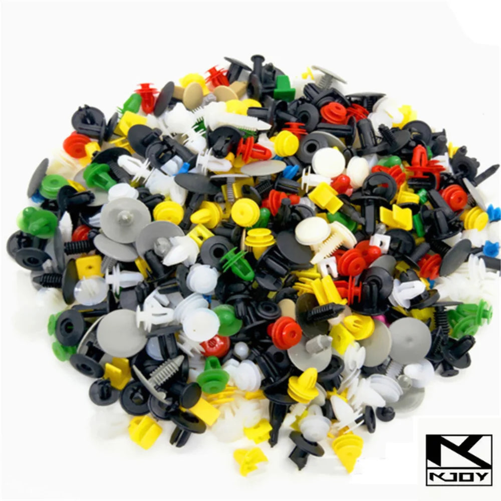 kkjoy 100PCS Plastic Bumper Trim Clips | Universal Car Fasteners