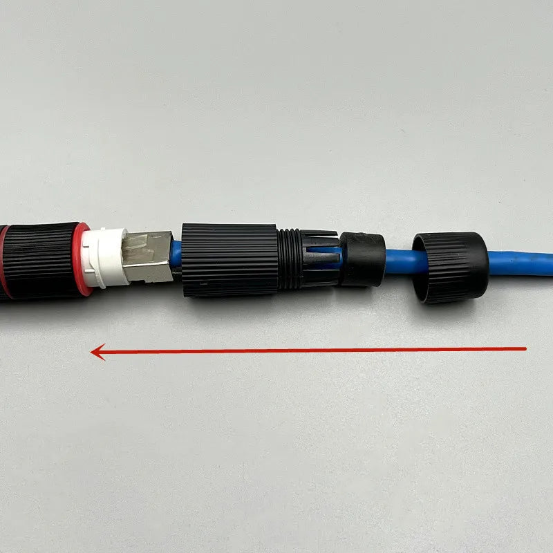 Waterproof RJ45 Female to Female Coupler – CAT5e CAT6 Adapter
