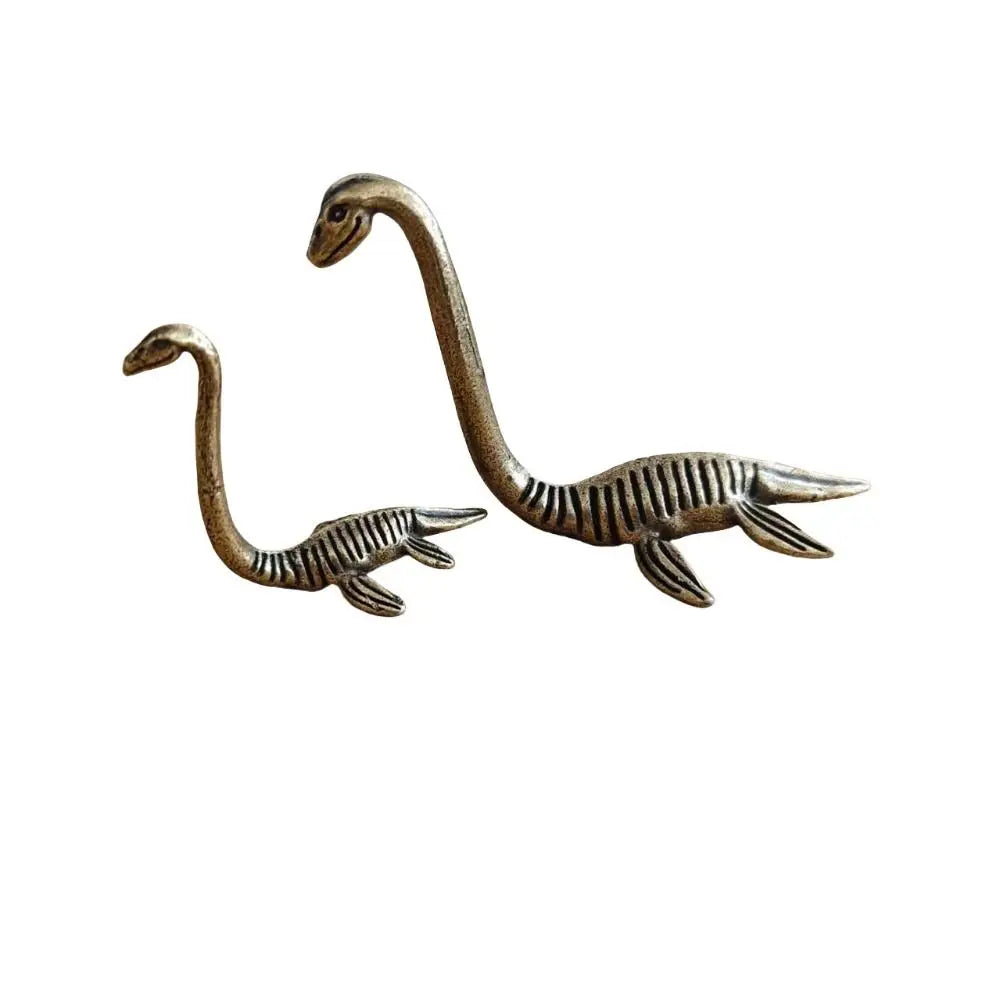 Vintage Loch Ness Monster Brass Figurine | Antique Collectible