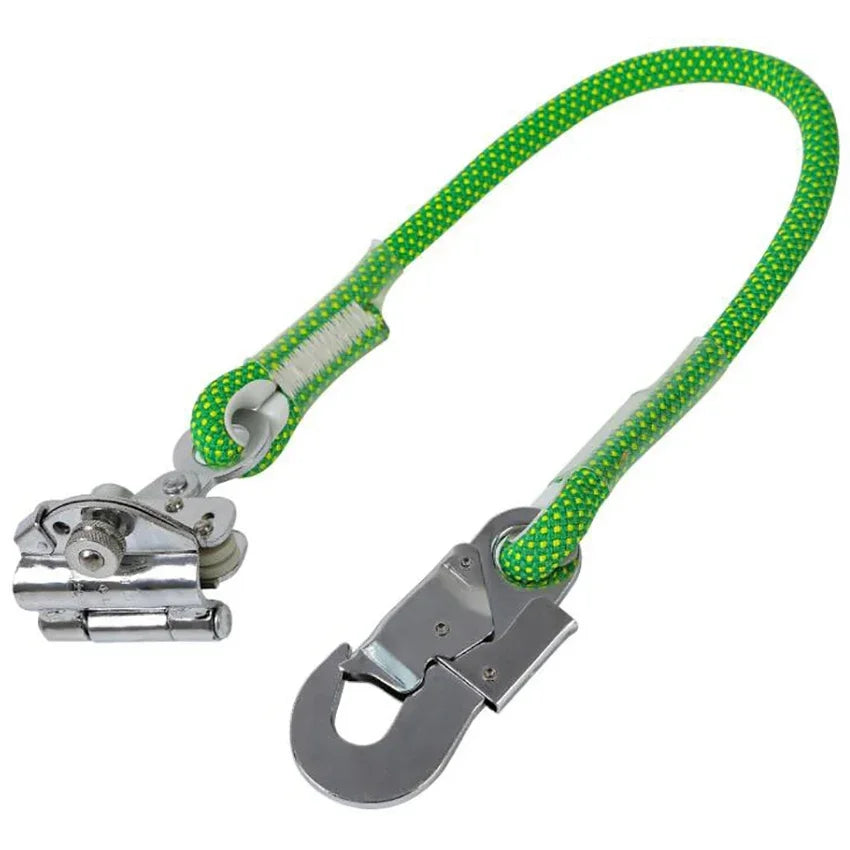 Manual Rope Grab Hook & 60cm Shock Absorbing Lanyard 16mm