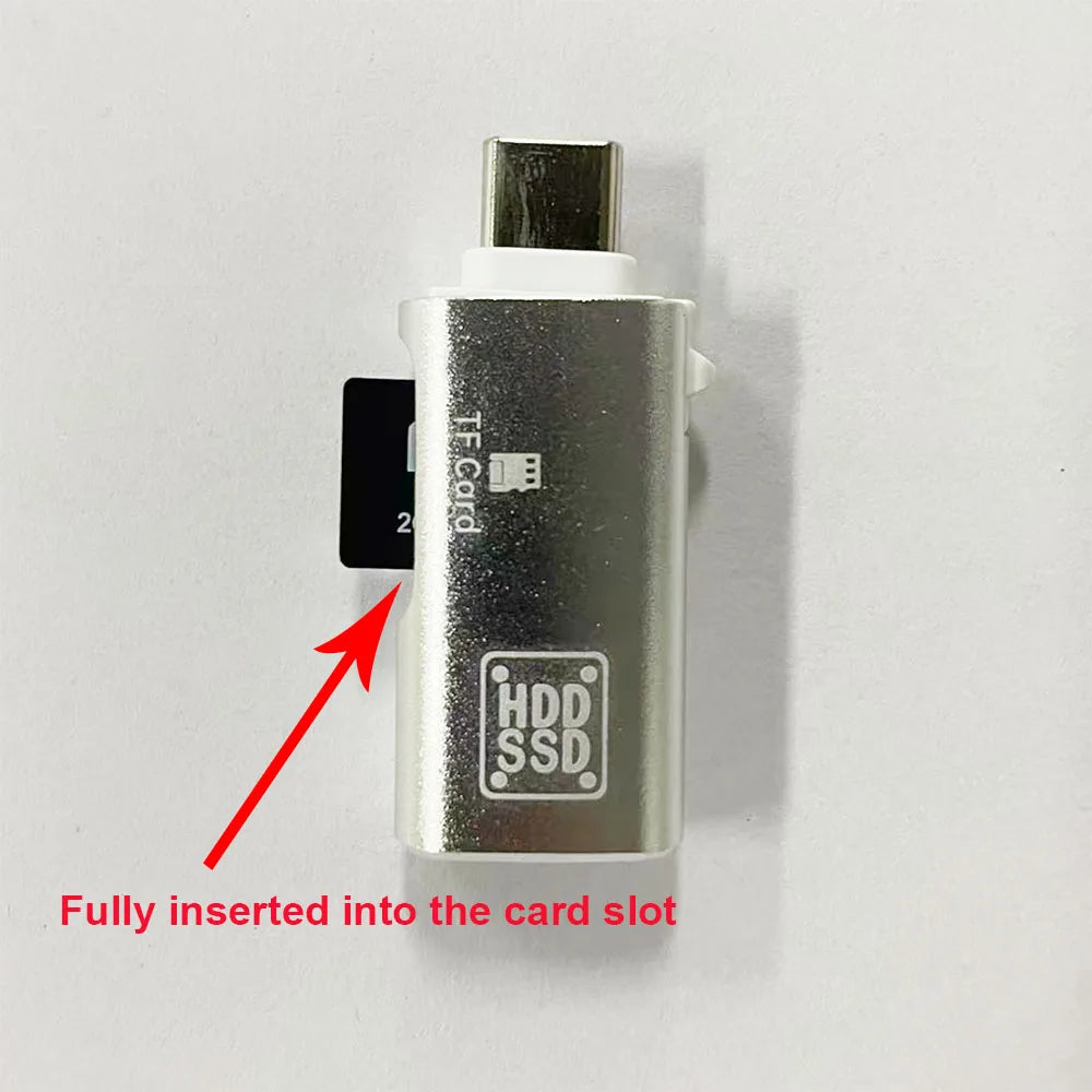 USB-C Micro SD TF Card Reader with PD Charging | 5Gbps 2TB