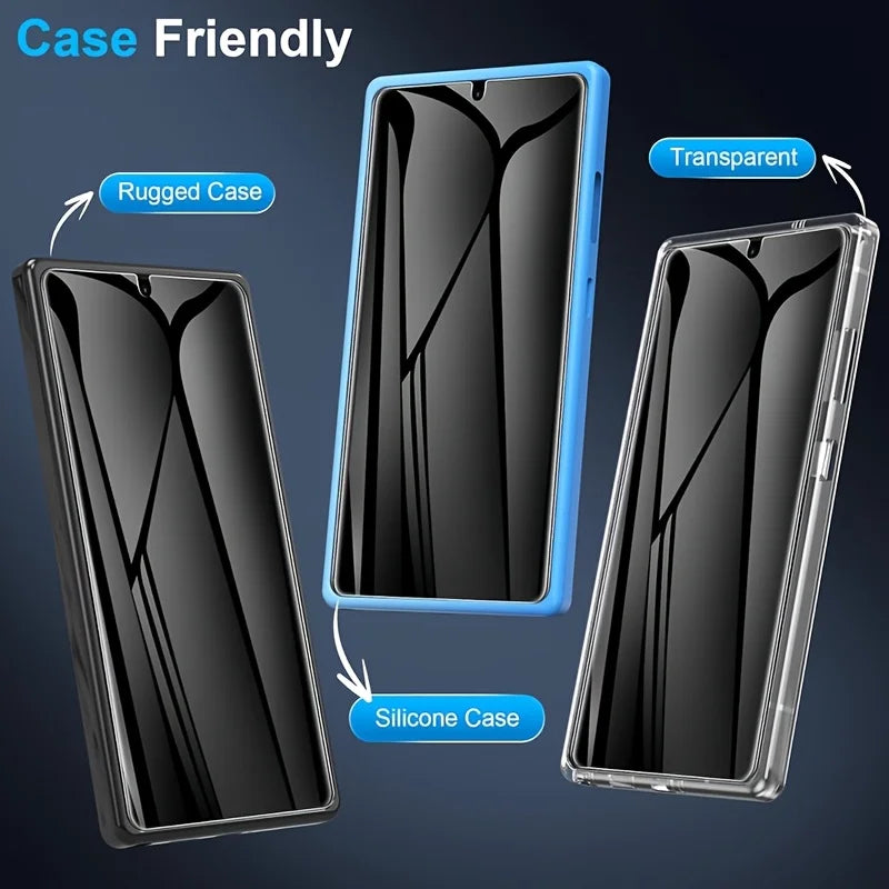 3-Pack Anti-Spy Hydrogel Screen Protector for Samsung Galaxy