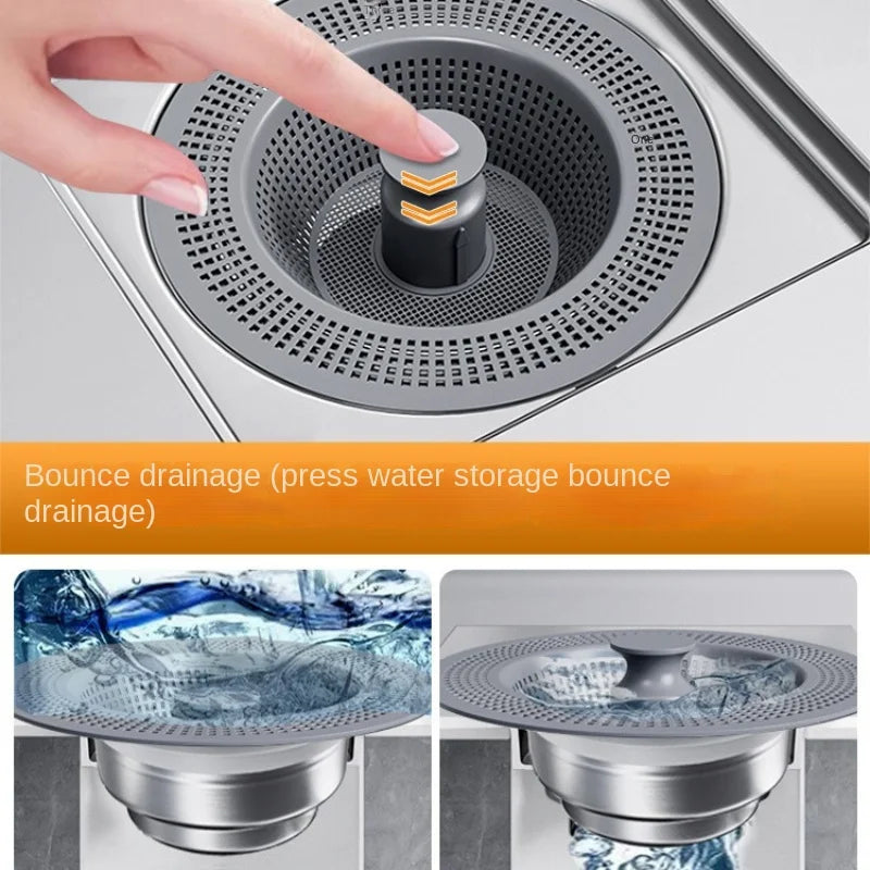 Bounce Core Sink Drain Strainer – Stainless Steel Stopper