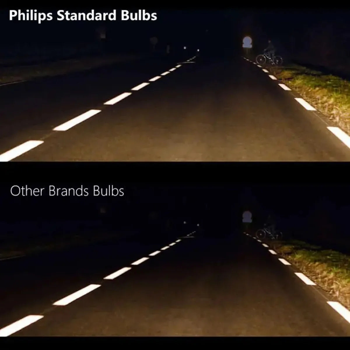 Philips Vision H4 12V 60/55W Halogen Headlight Bulb 3200K