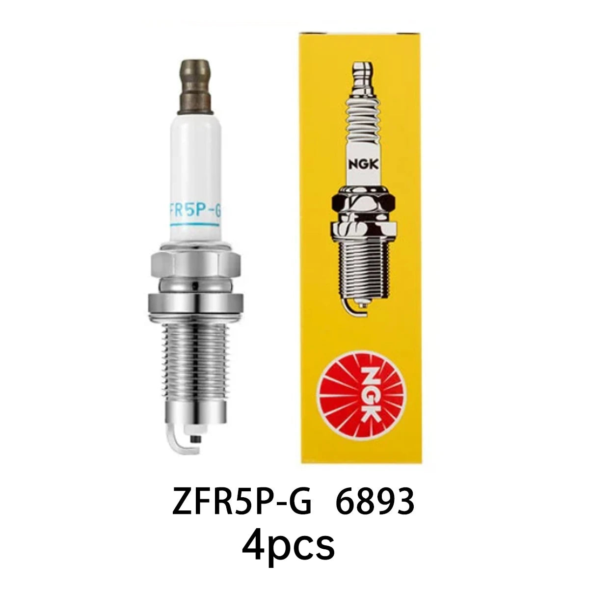 NGK ZFR5P-G 6893 Nickel Spark Plug | 4/8/12 Pack