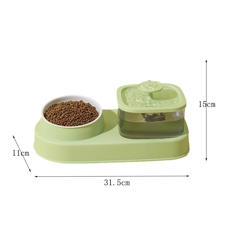 Smart Pet Water Dispenser – Filter & Stainless Steel Bowl