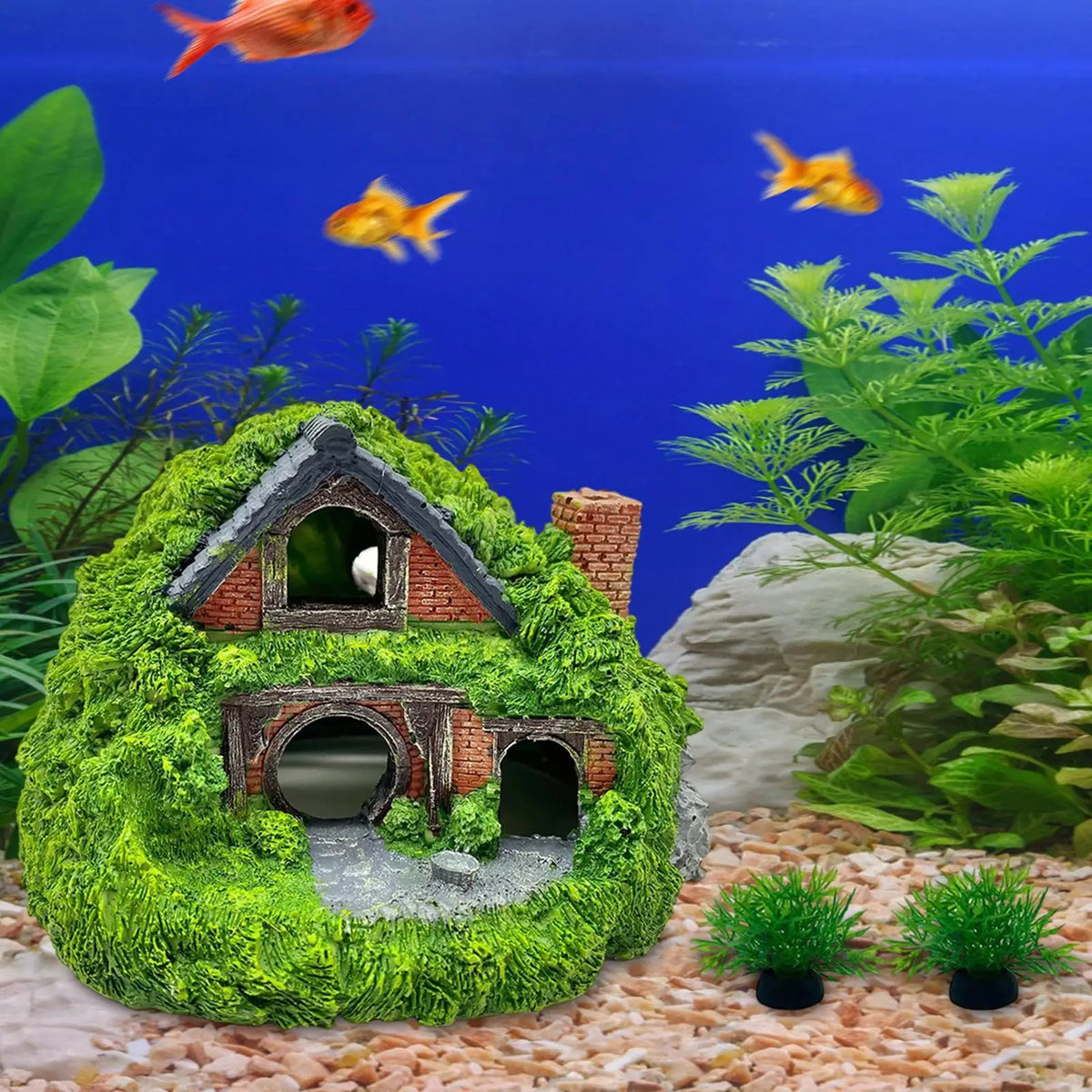 Resin Aquarium Cave Hideaway | Fish Tank Shelter Ornament