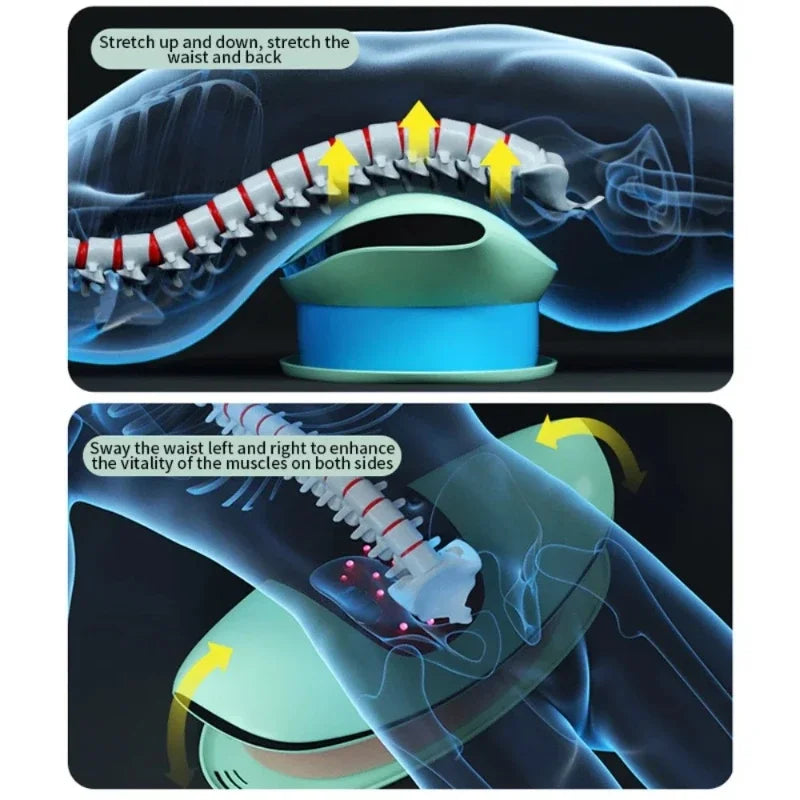 Lumbar Airbag Massager – Heat, Vibration & Traction | ST-1202