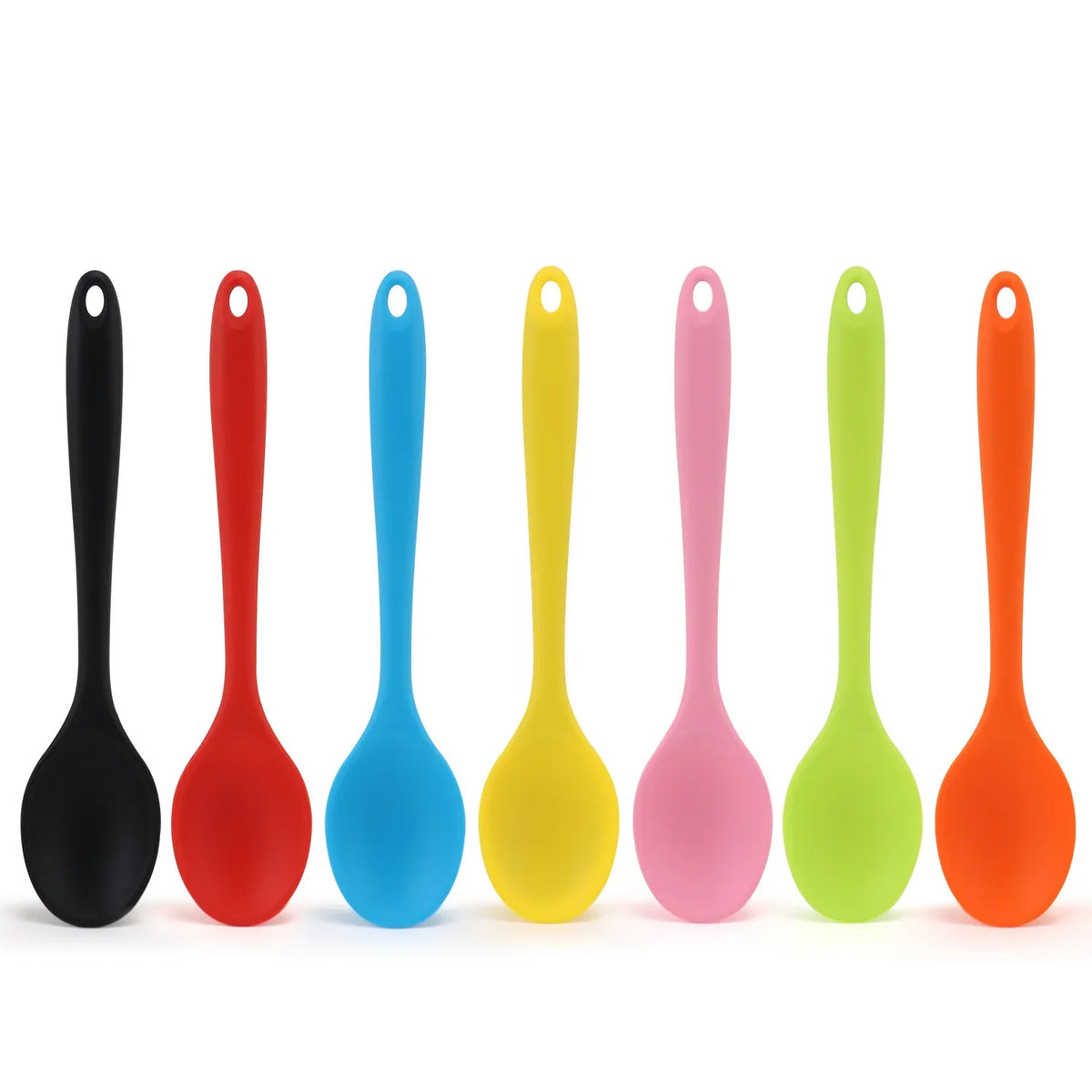 Long Handle Silicone Mini Spoon – Kitchen Mixing & Seasoning