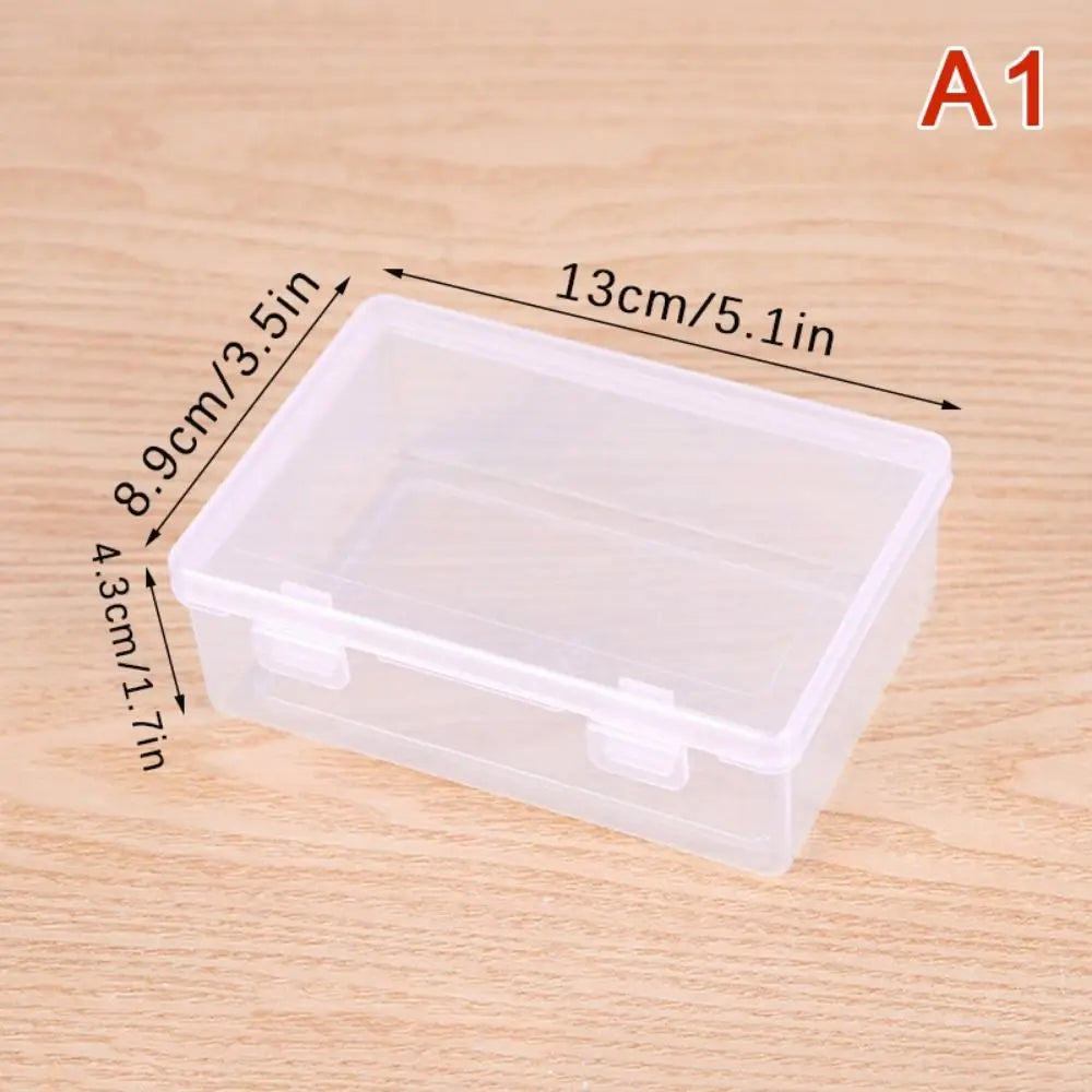 Transparent Flip Storage Box | Portable PP Plastic Organizer