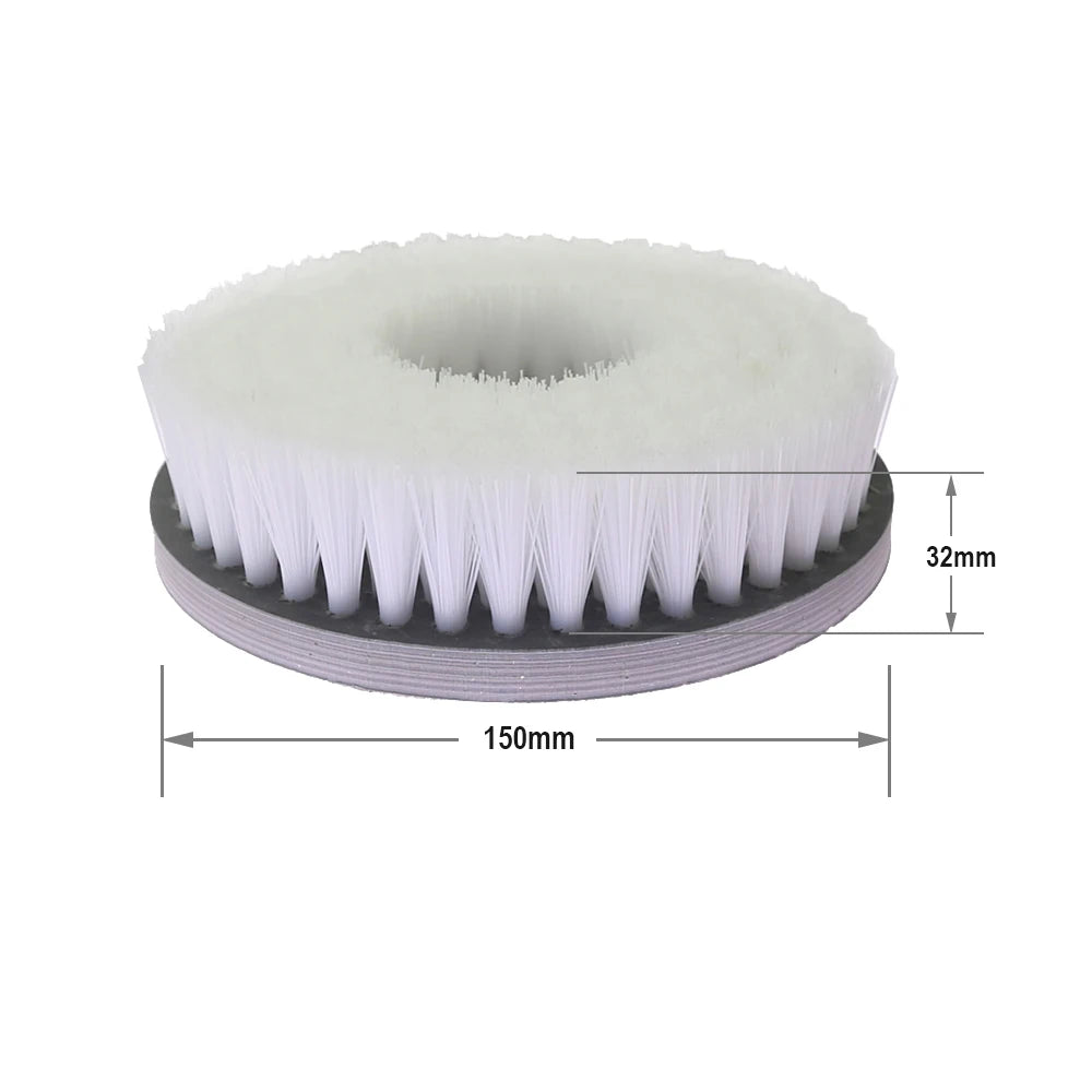 6" 150mm M14 Power Scrub Drill Brush – Multi-Surface