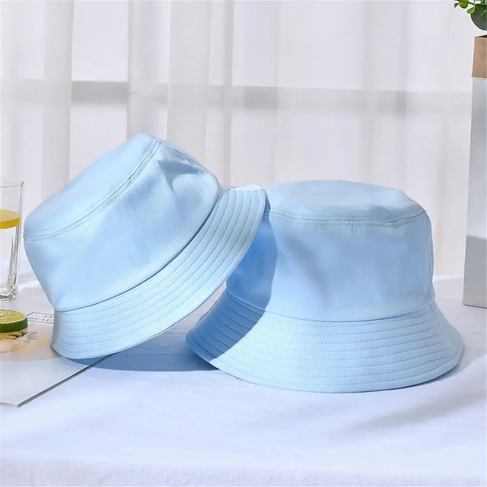 Foldable Wide Brim Bucket Sun Hat – Unisex, 17 Colors