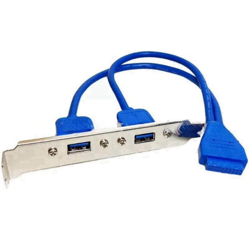 USB 3.0 to 20-Pin Motherboard Back Panel Adapter Cable 50cm