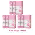 LAIKOU 60pc Sakura Centella Green Tea Sleeping Mask Set