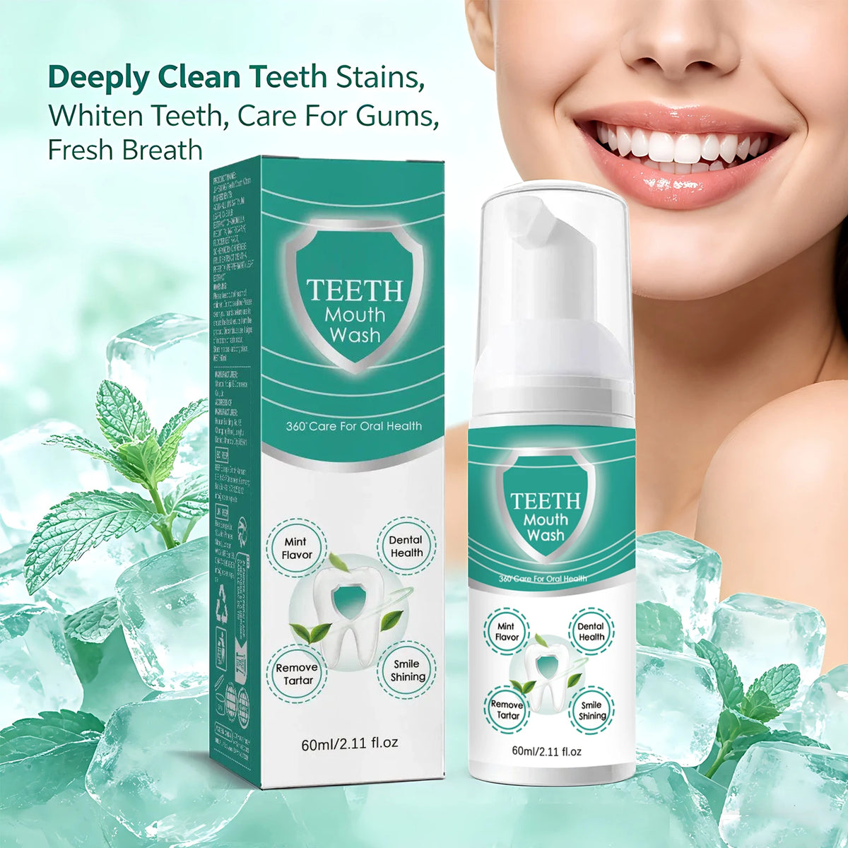 Foam Tooth Cleaning Mousse – Whitening & Fresh Breath