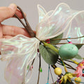 Artificial Easter Garland Floral Wreath | Spring Front Door Décor