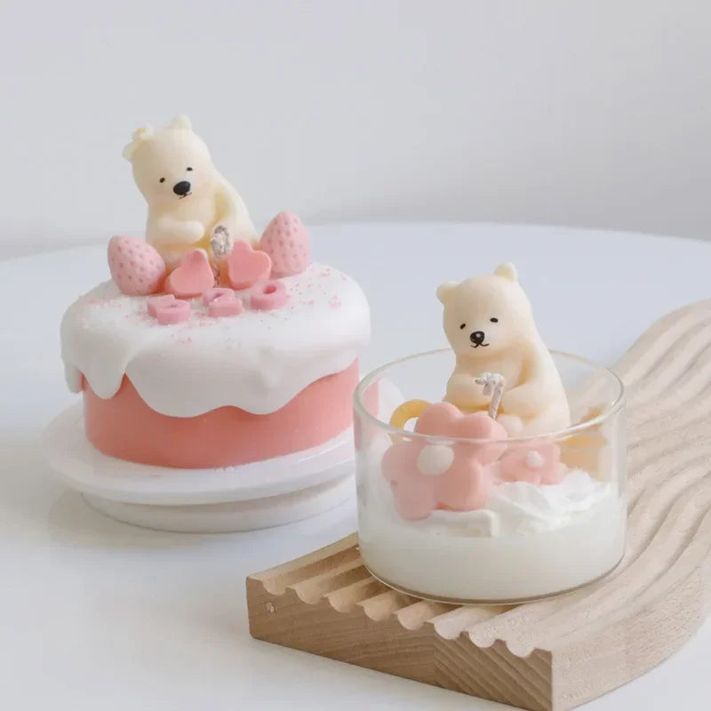 Polar Bear Silicone Mold – Candle, Soap, Resin & Baking DIY
