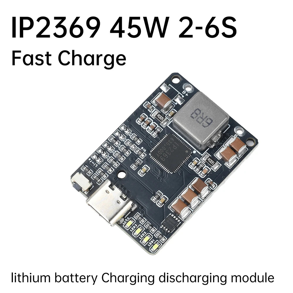 IP2369 45W 2–6S Lithium Battery Protection Module | Type-C