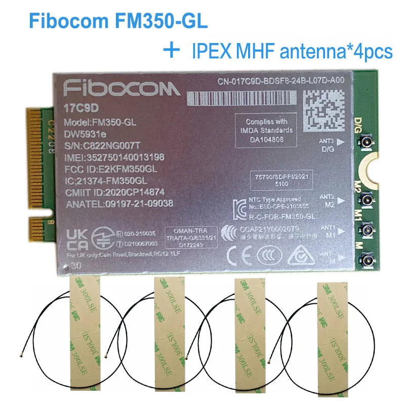 Fibocom FM350-GL DW5931e 5G M.2 Module for Dell Latitude