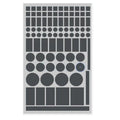 Black LED Light Dimming Stickers | Glare Reduction Sheets