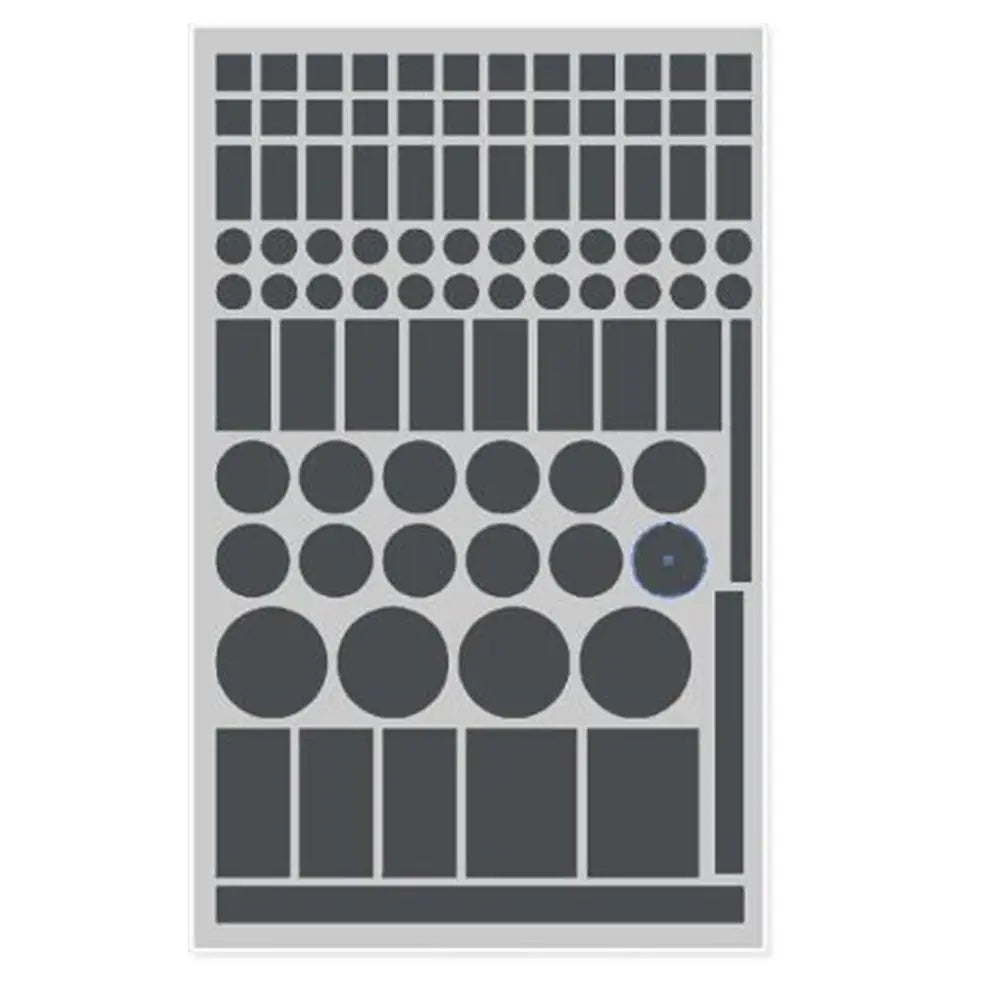 Black LED Light Dimming Stickers | Glare Reduction Sheets