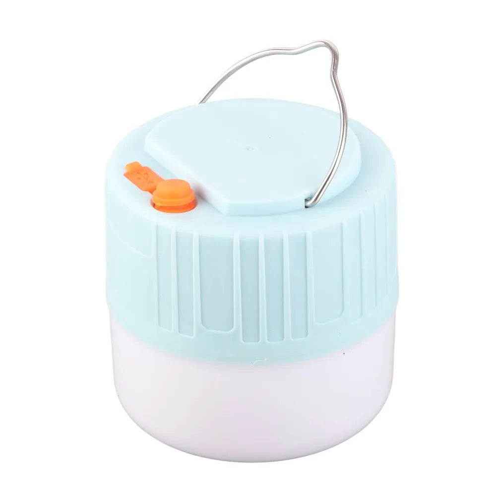 Solar USB Rechargeable LED Camping Lantern – IPX6 Waterproof