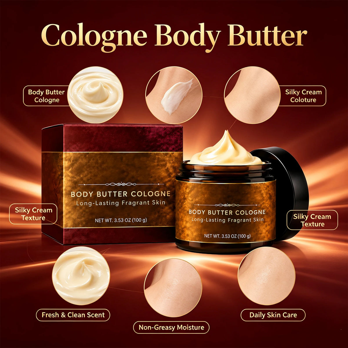 Cologne Scented Body Lotion – Hydrating Body Cream for All