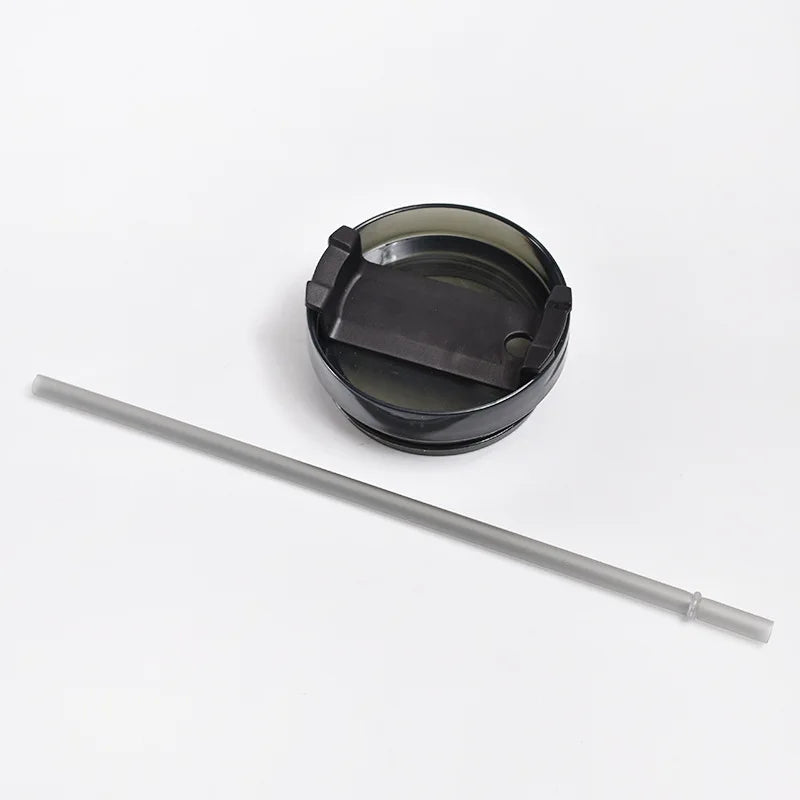 304 Stainless Steel Vacuum Thermos Cup with Straw | Portable