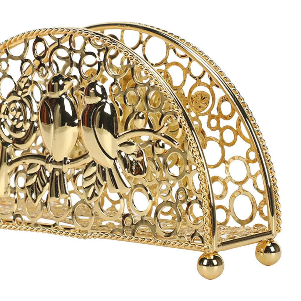 Kesoto Metal Iron Hollow Tissue Paper Holder & Organizer