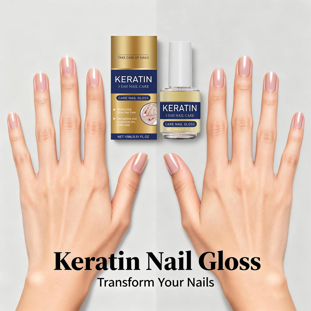 Keratin Nail Gloss – 3-Day Nail Strengthening Treatment 15ml