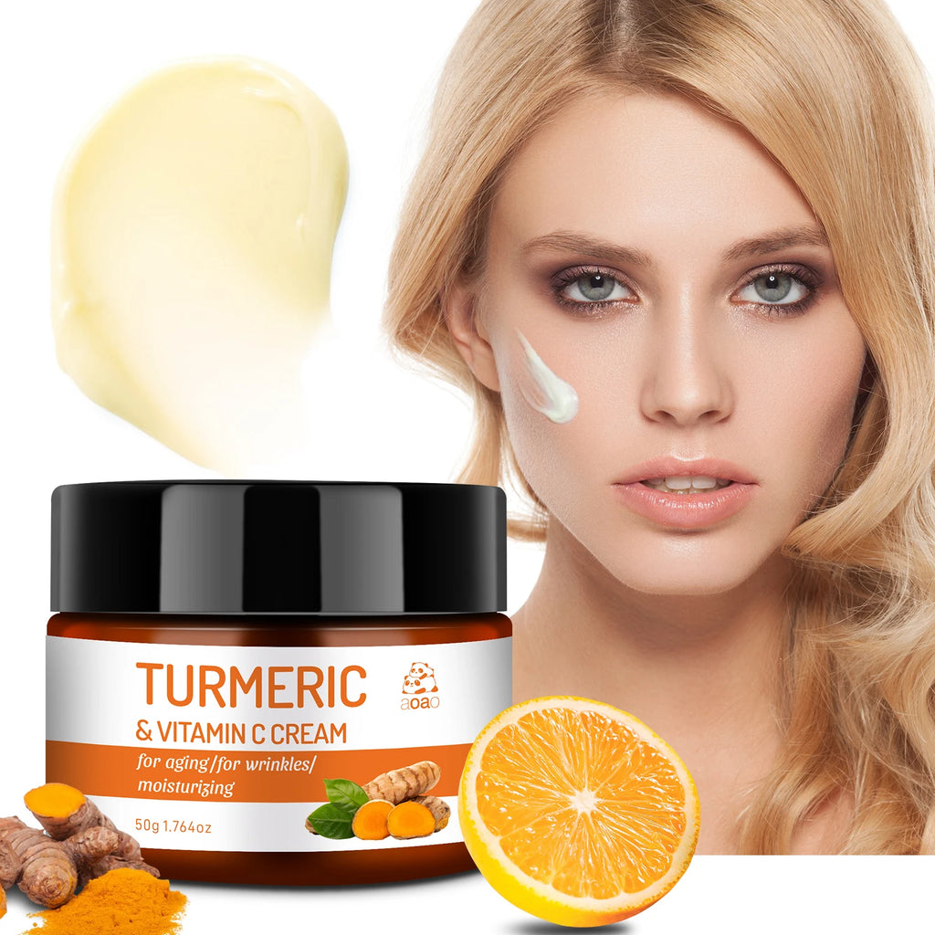 Turmeric VC Brightening Night Cream – Jojoba & Aloe Vera
