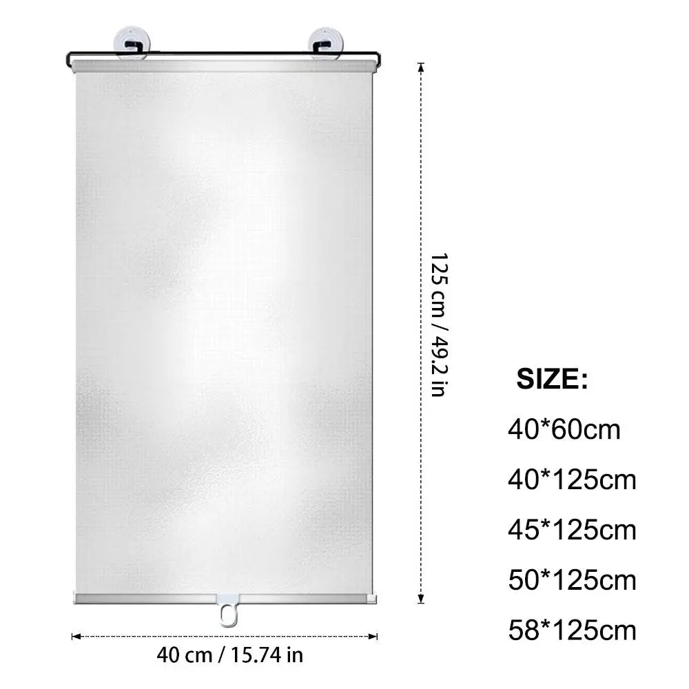 Retractable Car Side Window Sun Shade – UV Blocking Roller Blind