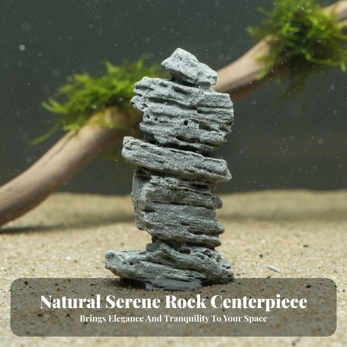 Resin Mountain Aquarium Rockery | Betta Tank & Bonsai Decor