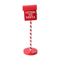 Christmas Metal Mailbox Statue | Iron Figurine Garden Décor