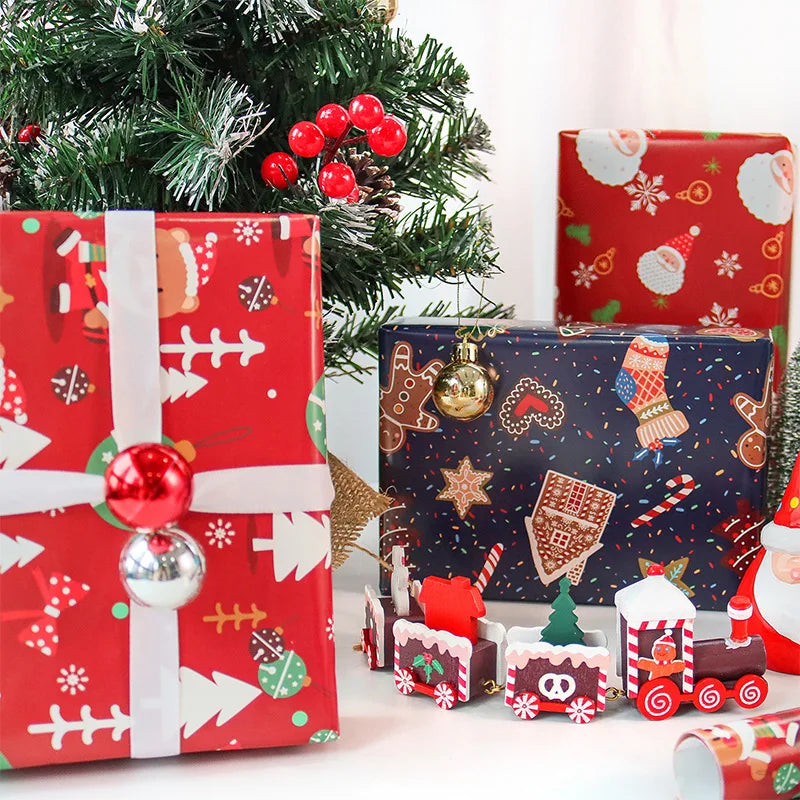Christmas Gift Wrapping Paper 50x70cm – Festive Holiday Wrap