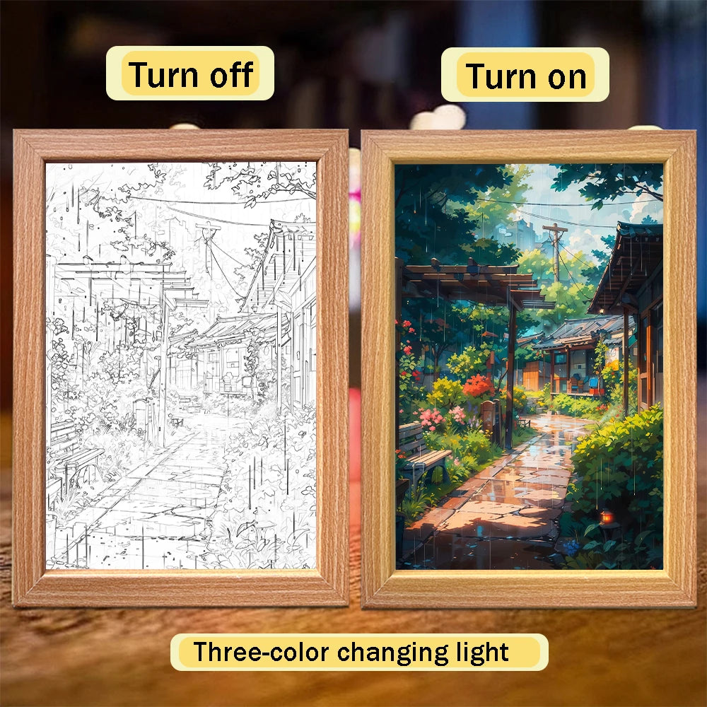 Tokyo City LED Light Painting | Wall Art Night Light Décor