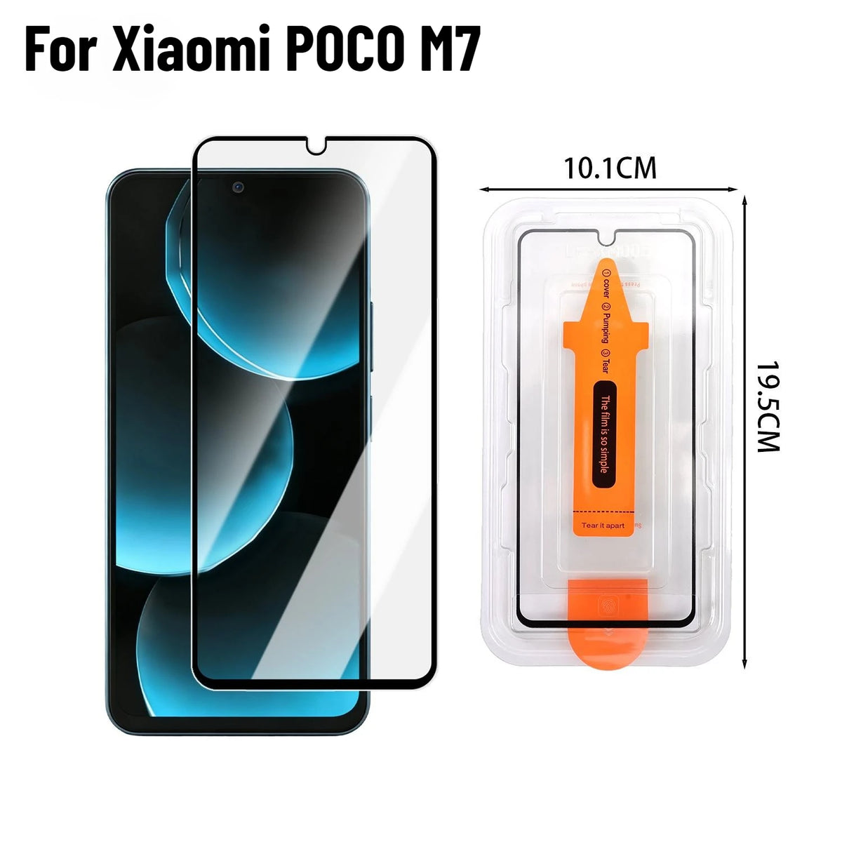 Xiaomi Poco M7 / M7 Pro Tempered Glass Screen Protector HD & Privacy