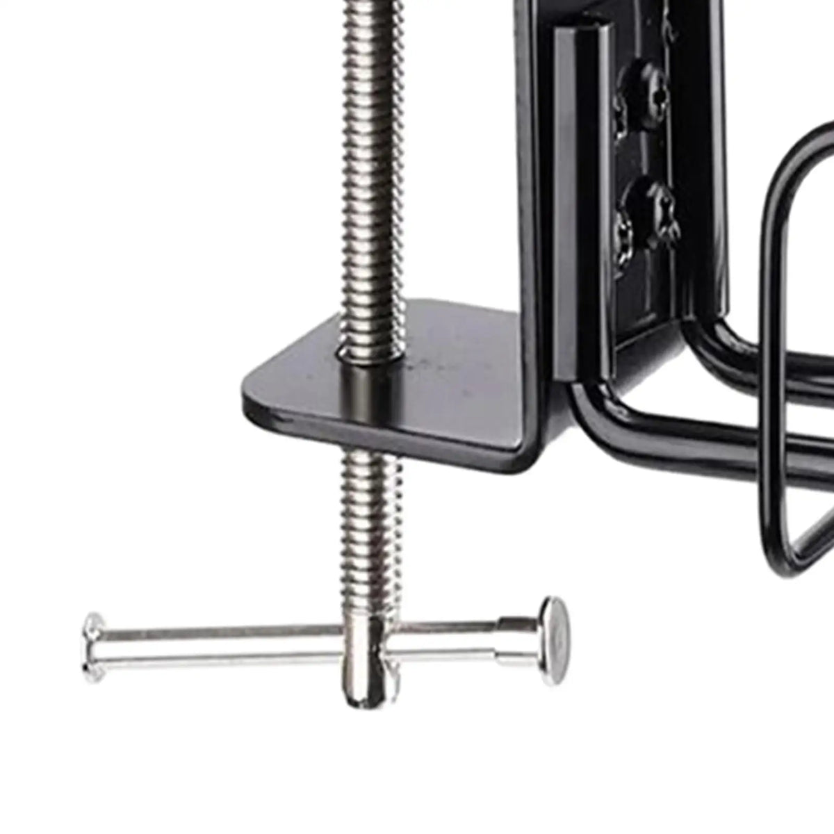Clip-On Desk Cup Holder & Headphone Hanger | Metal