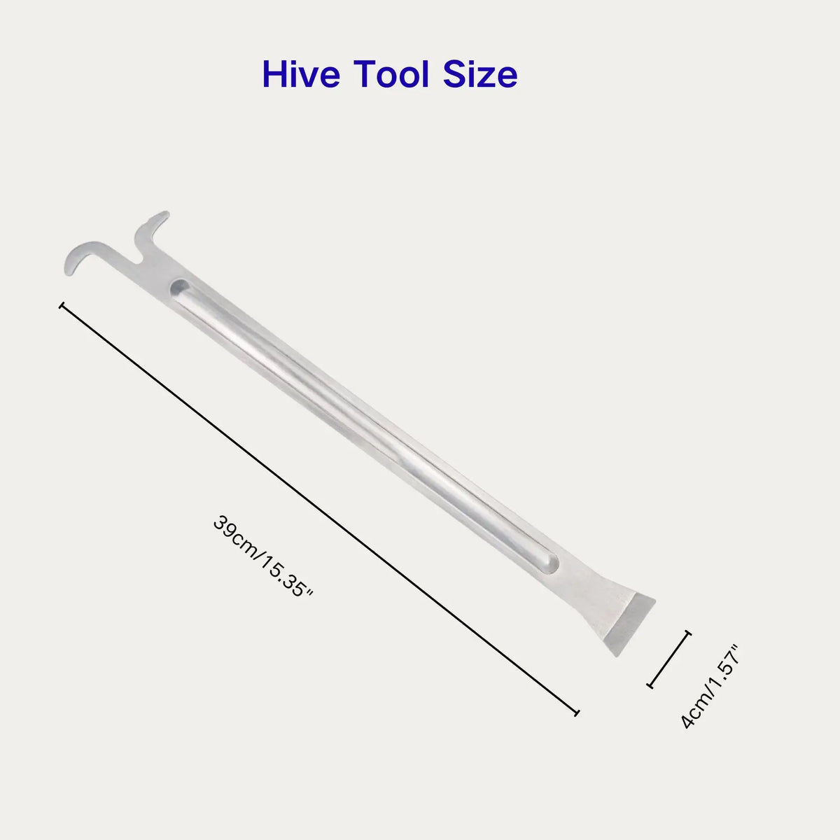 Stainless Steel Beehive Tool – Frame Lifter & Scraper