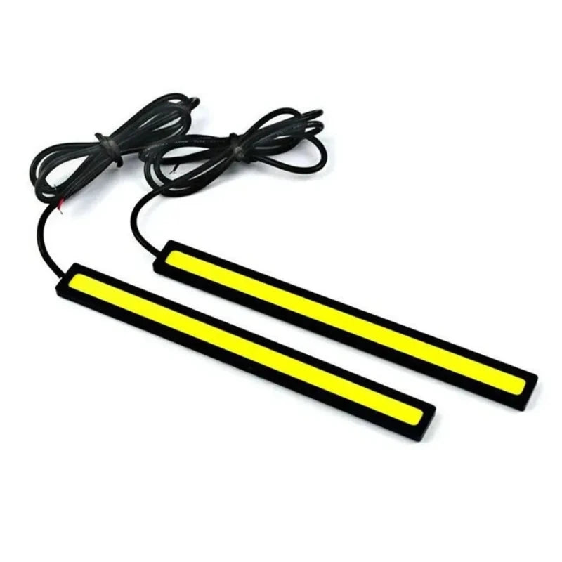 COB LED Daytime Running Light Strip – Waterproof 12V Universal