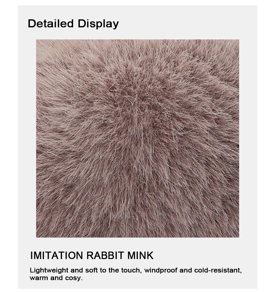 Soft Plush Earmuffs – Winter Ear Covers for Women & Men