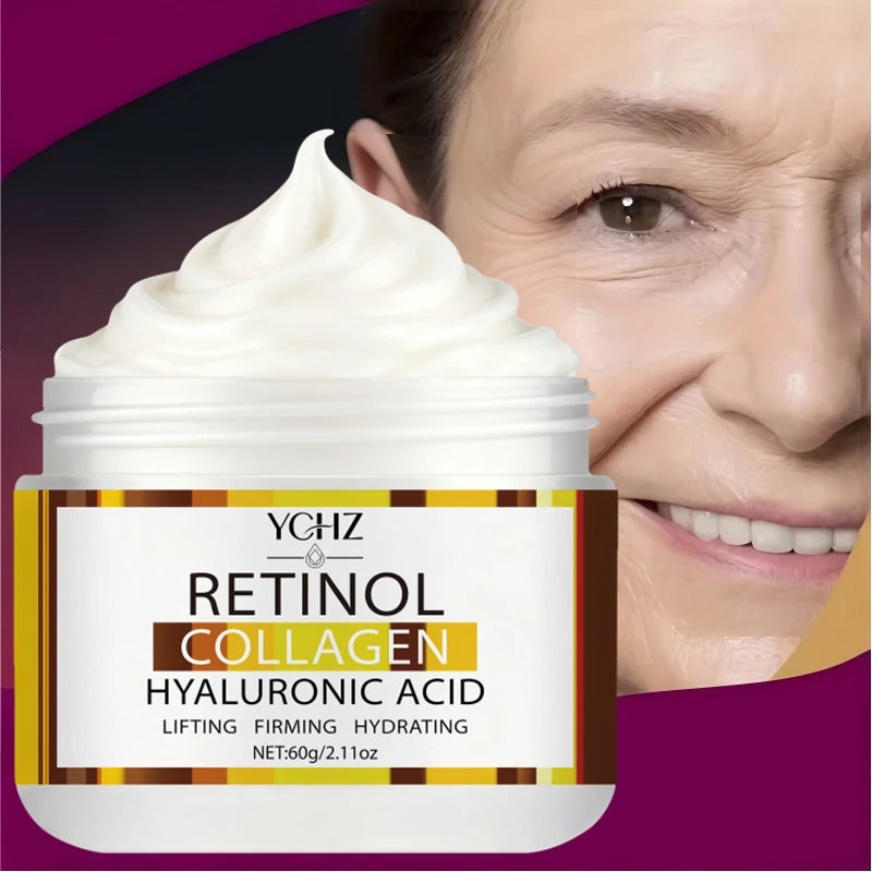 Retinol Moisturizing Cream – Collagen, Hyaluronic Acid, Vitamin C+E