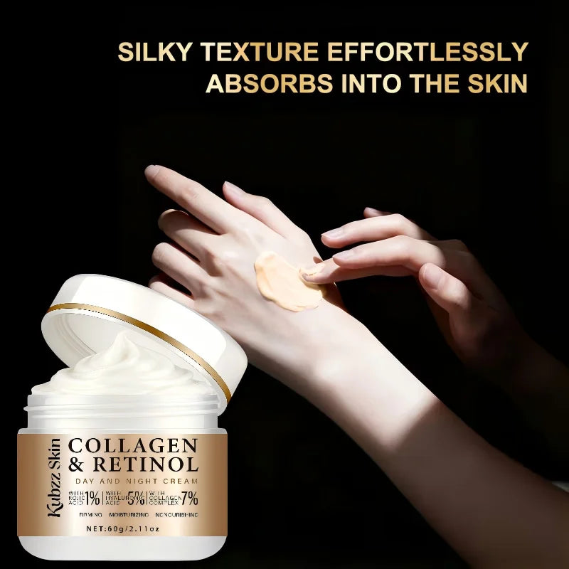 Collagen Retinol Day & Night Face Cream – Hyaluronic Acid 60g