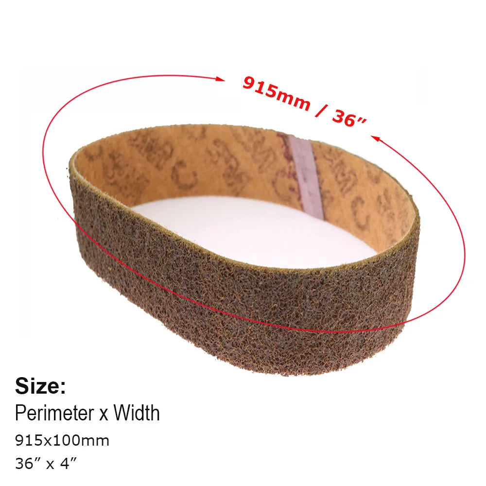 915x100mm Non-Woven Nylon Abrasive Belt 36"x4" Grinding
