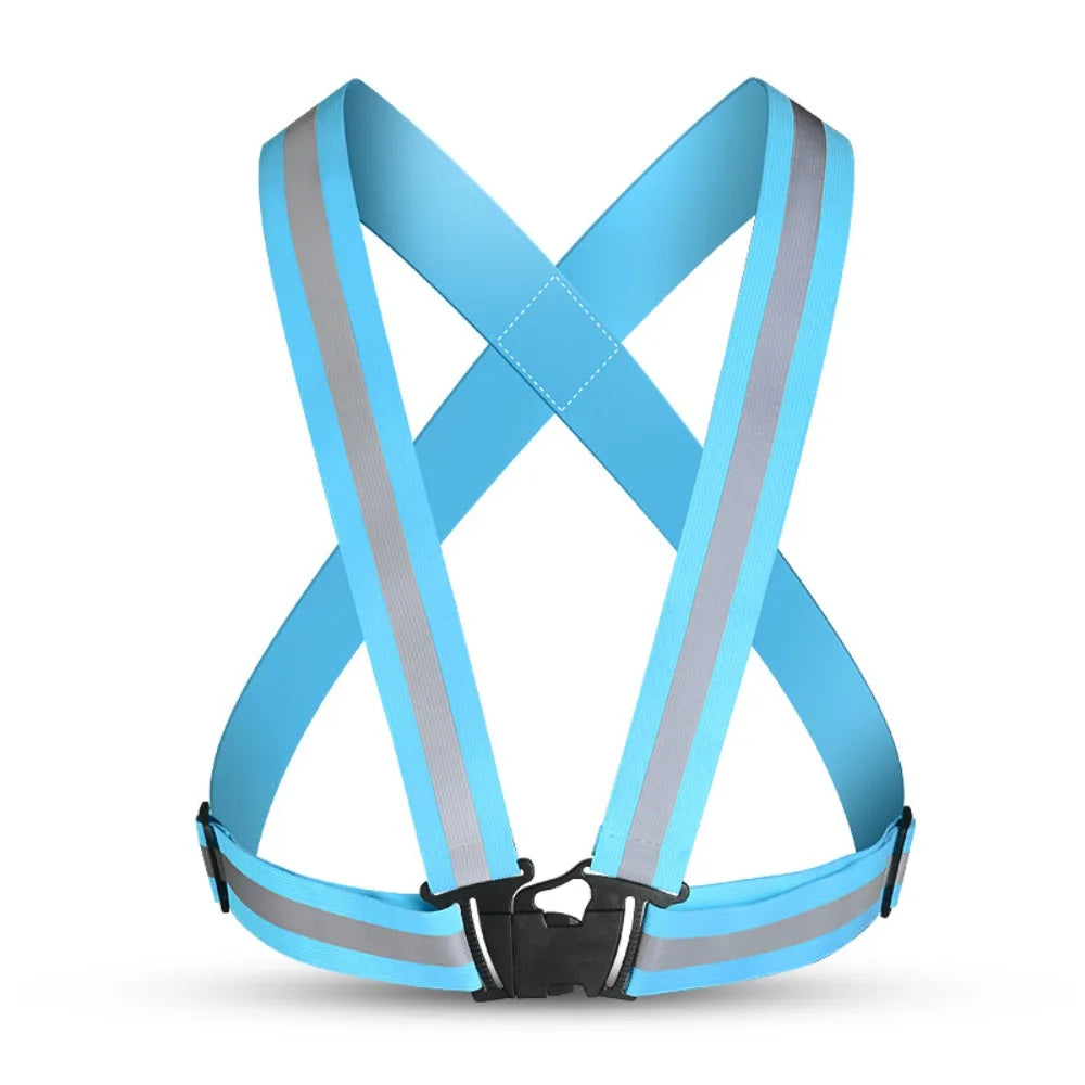 High Visibility Reflective Safety Vest Straps – Multicolor