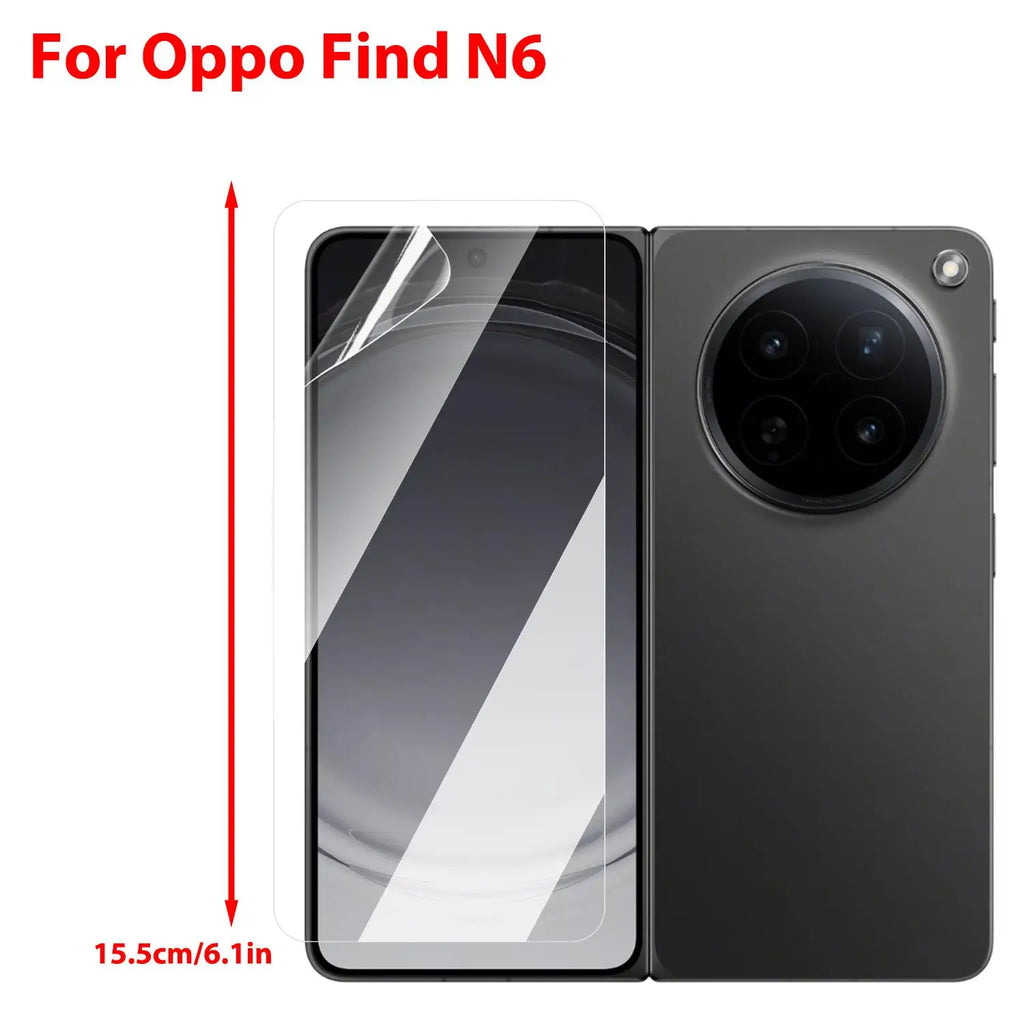 OPPO Find N6 Hydrogel Screen Protector – HD Clear TPU Film