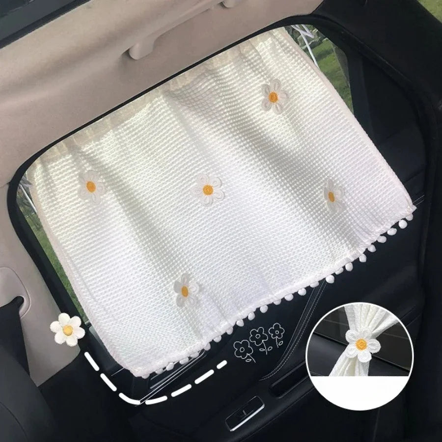 KKJOY Cartoon Car Window Sunshade – UV Protection for Kids