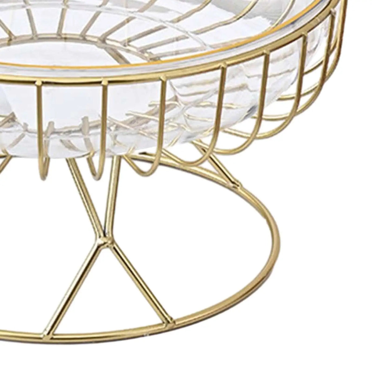 Metal Wire Fruit Basket with Removable Tray | M & L Sizes
