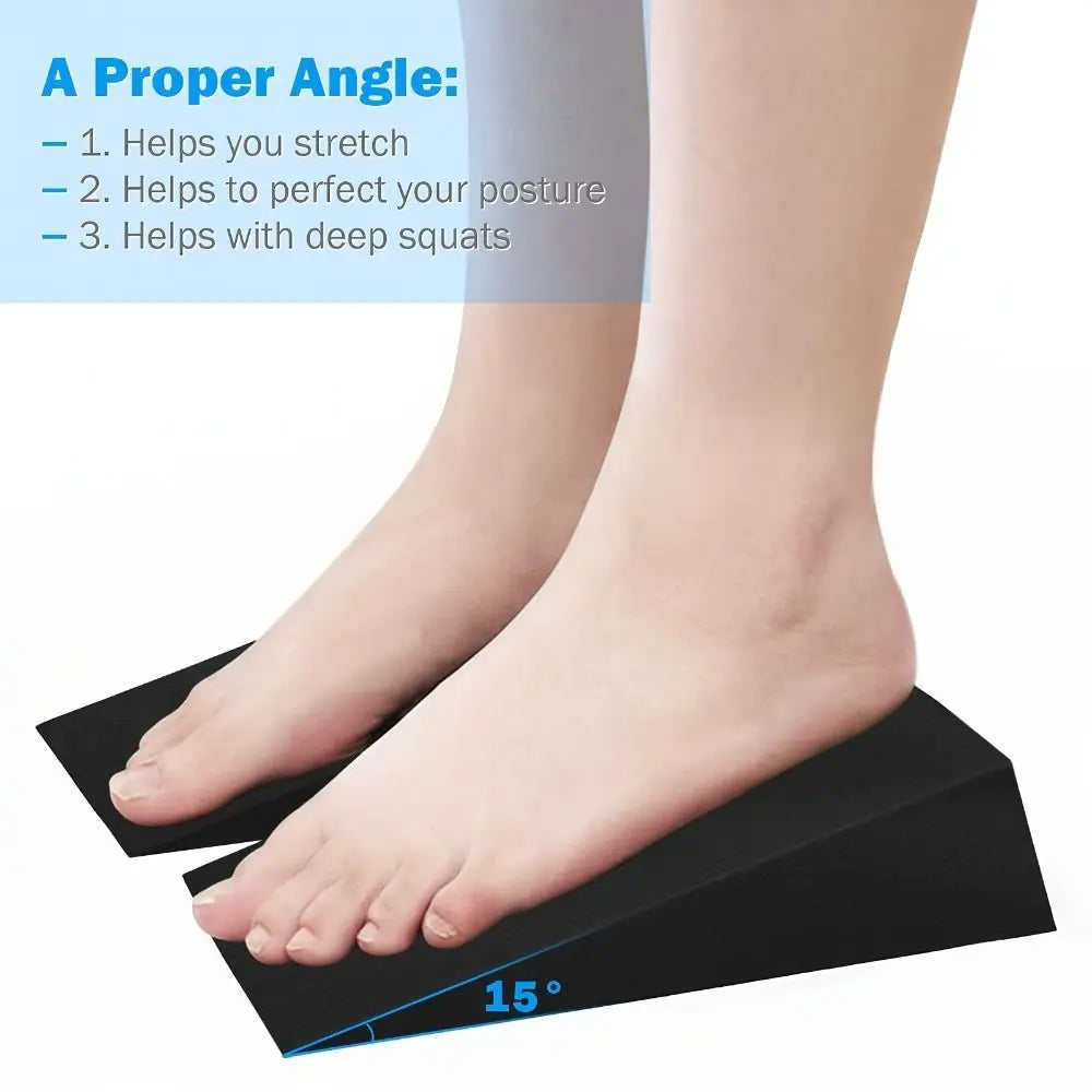 Yoga Squat Wedge Blocks – Incline Calf Stretch & Stability