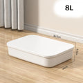 Stackable Plastic Storage Box with Lid – Home Organizer